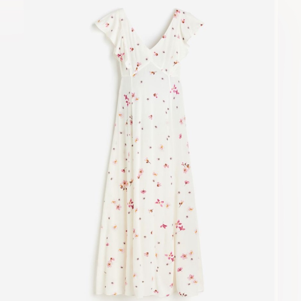 NWT MAMA Flounced Dress
